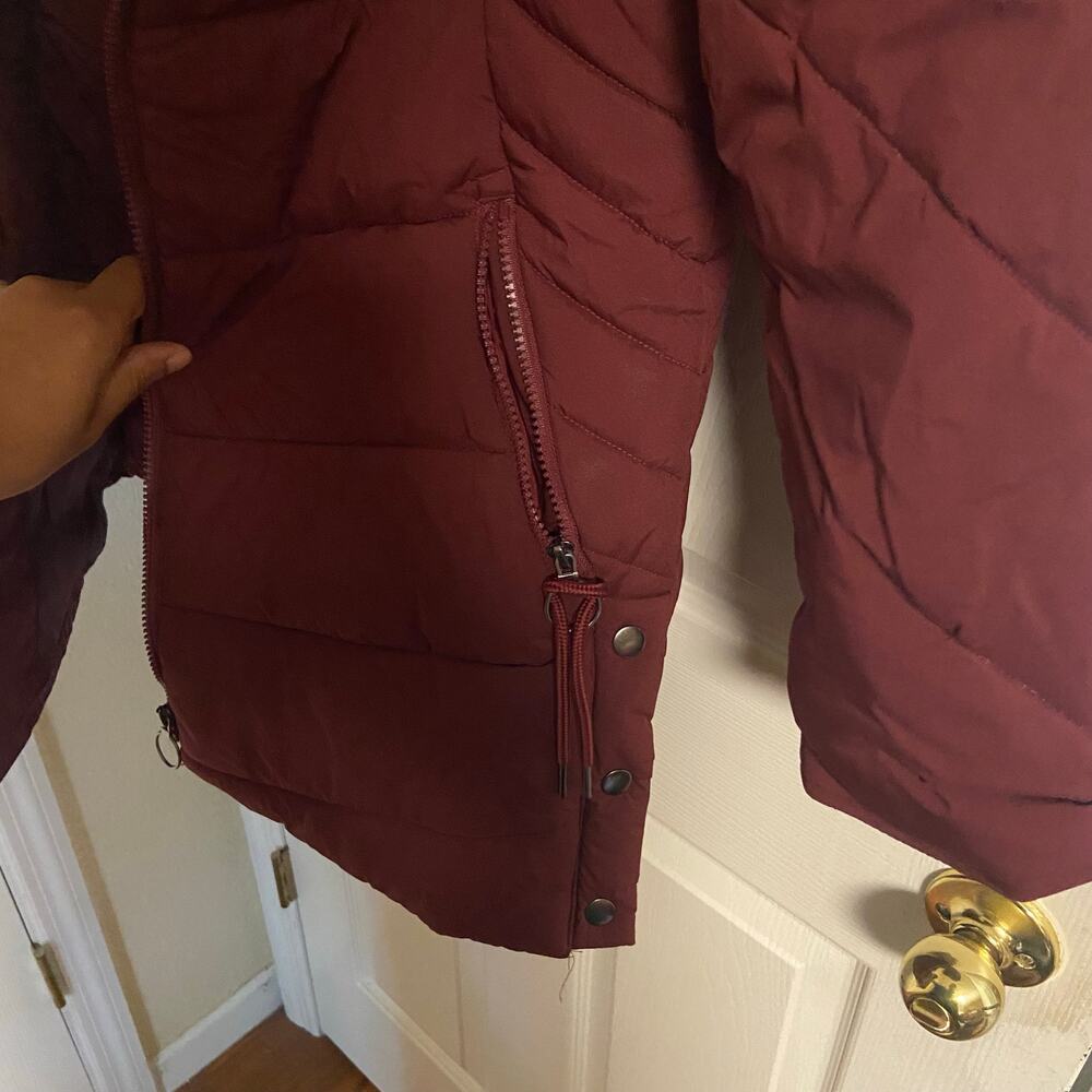 Maralyn And Me Hooded Heavyweight Womens Juniors Puffer Jacket, Sz M -- NWT - Picture 8 of 14